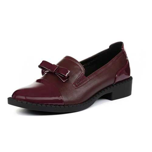 Лоферы женские T.Taccardi K0490LC-7A бордовые 41 RU в Терволина