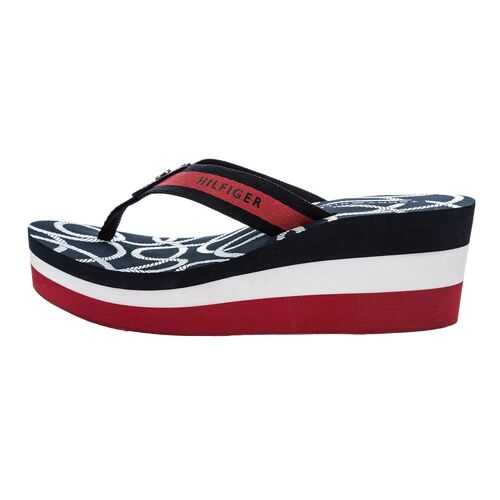 Шлепанцы женские Tommy Hilfiger FW0FW04806 синие 41 US в Терволина